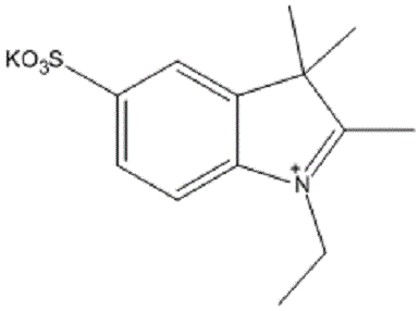乙基磺酸基吲哚季铵盐,1-ethyl-2,3,3-trimethyl-3H-indol-1-ium-5-sulfonate, potassium salt
