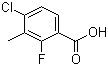 4-氯-2-氟-3-甲基苯甲酸,4-Chloro-2-fluoro-3-methylbenzoic acid