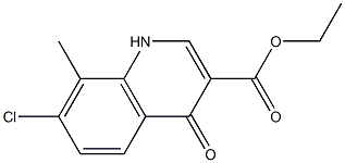 奥泽沙星中间体,ethyl 7-chloro-8-methyl-4-oxo-1,4-dihydroquinoline-3-carboxylate