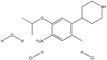 5-甲基-2-(1-甲基乙氧基)-4-(4-哌啶)-苯胺二盐酸盐一水合物,2-Isopropoxy-5-methyl-4-(piperidin-4-yl)aniline dihydrochloride hydrate