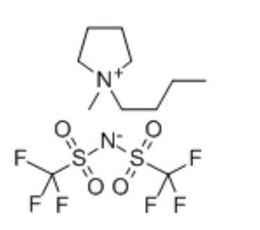 1-正丁基-1-甲基吡咯烷二(三氟甲基磺酰)酰亚胺,1-BUTYL-1-METHYLPYRROLIDINIUM BIS(TRIFLUOROMETHYLSULFONYL)IMIDE