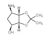 替卡格雷中间体1,(3aR,4S,6R,6aS)-6-Aminotetrahydro-2,2-dimethyl-4H-cyclopenta-1,3-dioxol-4-ol