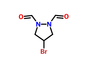 4-溴-1,2-二甲酰基吡唑烷,4-Bromo-1,2-pyrazolidinedicarboxaldehyde