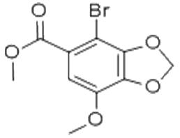 4-溴-7-甲氧基-1,3-苯并二氧杂环戊烯-5-羧酸甲酯
