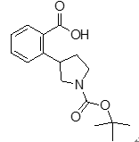 吡咯烷,2-(1-(tert-butoxycarbonyl)pyrrolidin-3-yl)benzoic acid