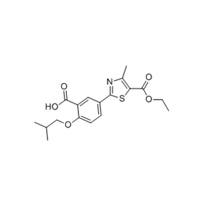 非布索坦杂质55,5-(5-(ethoxycarbonyl)-4-methylthiazol-2-yl)-2-isobutoxybenzoic acid
