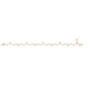 丙炔基-七聚乙二醇-羧酸,PropargylPEG8-CH2CH2COOH