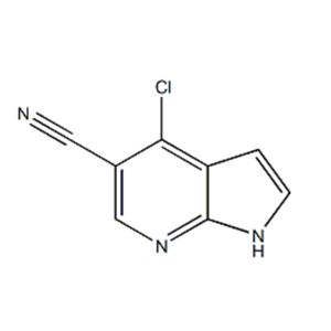 4-氯-1H-吡咯并[2,3-B]吡啶-5-甲腈,1H-Pyrrolo[2,3-b]pyridine-5-carbonitrile, 4-chloro-
