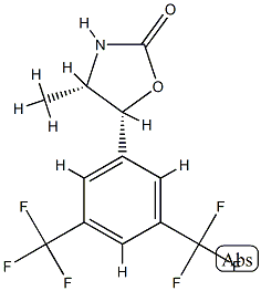 (4S,5R)-5-[3,5-双(三氟甲基)苯基]-4-甲基-1,3-恶唑烷-2-酮,(4S,5R)-5-[3,5-Bis(trifluoromethyl)phenyl]-4-methyl-1,3-oxazolidin-2-one