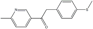 1-(6-甲基-3-吡啶)-2-[4-(甲巯基)苯基]-乙酮,1-(6-Methylpyridin-3-yl)-2-(4-(Methylthio)phenyl)ethanone