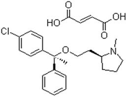 富马酸氯马斯汀,Clemastine fumarate
