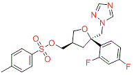 (5R-cis)-甲苯-4-磺酸 5-(2,4-二氟苯基)-5-(1H-1,2,4-三氮唑-1-基)甲基四氢呋喃-3-基甲基酯,(5R-cis)-Toluene-4-sulfonic acid 5-(2,4-difluorophenyl)-5-(1H-1,2,4-triazol-1-yl)methyltetrahydrofuran-3-ylmethyl ester