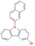 9-(2-萘基)-3-溴咔唑,9-(2-Naphthyl)-3-bromocarbazole