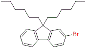 9,9-二己基-2-溴芴,2-Bromo-9,9-dihexyl-9-H-fluorene