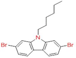 2,7-二溴-N-己基咔唑,2,7-Dibromo-9-hexylcarbazole