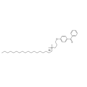 N-(3-(4-Benzoylphenoxy)propyl)-N,N-dimethyloctadecan-1-ammonium bromide