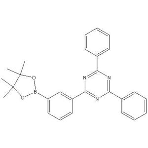 2,4-二苯基-6-[3-(4,4,5,5-四甲基-1,3,2-二氧杂环戊硼烷-2-基)苯基]-1,3,5-三嗪,2,4-Diphenyl-6-[3-(4,4,5,5-tetramethyl-1,3,2-dioxaborolan-2-yl)phenyl]-1,3,5-triazine