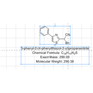 3-phenyl-2-(4-phenylthiazol-2-yl)propanenitrile