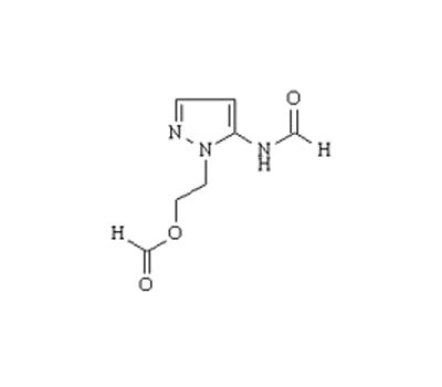 5-甲酰氨基-1-(2-甲酰氧乙基)吡唑,5-Formamide-1-(2-formyloxyethl)pyrazole