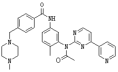 依马替尼-杂质 C,N-(4-methyl-3-(N-(4-(pyridin-3-yl)pyrimidin-2-yl)acetamido)phenyl)-4-((4-methylpiperazin-1-yl)methyl)benzamide