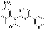 依马替尼-杂质D,N-(2-methyl-5-nitrophenyl)-N-(4-(pyridin-3-yl)pyrimidin-2-yl)acetamide