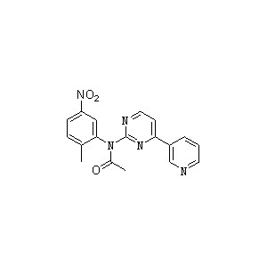 依马替尼-杂质D,N-(2-methyl-5-nitrophenyl)-N-(4-(pyridin-3-yl)pyrimidin-2-yl)acetamide