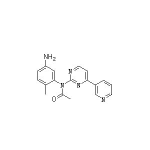 依马替尼-杂质E,N-(5-amino-2-methylphenyl)-N-(4-(pyridin-3-yl)pyrimidin-2-yl)acetamide compound with methane (1:1)