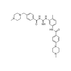 依馬替尼-雜質(zhì) I,N-(4-methyl-3-(3-(4-((4-methylpiperazin-1-yl)methyl)benzoyl)guanidino)phenyl)-4-(4-methylpiperazin-1-yl)benzamide