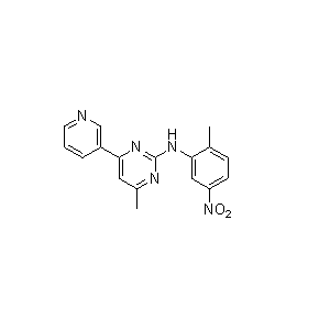 依马替尼-杂质P,4-methyl-N-(2-methyl-5-nitrophenyl)-6-(pyridin-3-yl)pyrimidin-2-amine