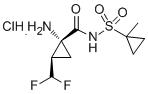 (1R,2R)-1-amino-2-(difluoromethyl)-N-(1-methylcyclopropylsulfonyl) cyclopropanecarboxamide hydrochloride
