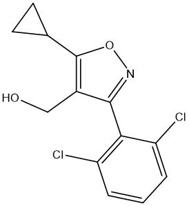 [5-环丙基-3-(2,6-二氯苯基)-4-异噁唑基]甲醇,(5-cyclopropyl-3-(2,6-dichlorophenyl)isoxazol-4-yl)methanol