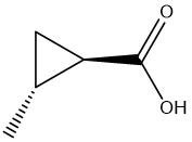(1R,2R)-2-甲基环丙烷羧酸,(1R,2R)-2-methylcyclopropanecarboxylic acid