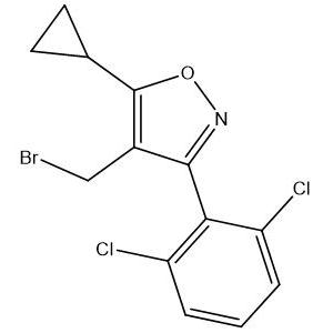 4-(溴甲基)-5-环丙基-3-(2,6-二氯苯基)异恶唑