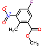 2-甲基-3-硝基-5-氟苯甲酸甲酯,Methyl 5-fluoro-2-methyl-3-nitrobenzoate