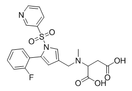 沃诺拉赞杂质20,N-((5-(2-fluorophenyl)-1-(pyridin-3-ylsulfonyl)-1H-pyrrol- 3-yl)methyl)-N-methylaspartic acid