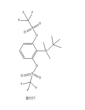 2-(tert-Butyldimethylsilyl)-1,3-phenylene Bis(trifluoromethanesulfonate),2-(tert-Butyldimethylsilyl)-1,3-phenylene Bis(trifluoromethanesulfonate)