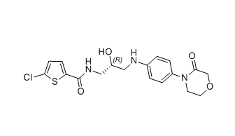 利伐沙班雜質(zhì)13,(R)-5-chloro-N-(2-hydroxy-3-((4-(3-oxomorpholino)phenyl) amino)propyl)thiophene-2-carboxamide