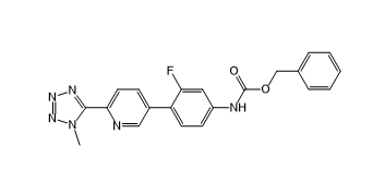 特地唑胺雜質(zhì)43,benzyl (3-fluoro-4-(6-(1-methyl-1H-tetrazol-5-yl)pyridin-3-yl) phenyl)carbamate