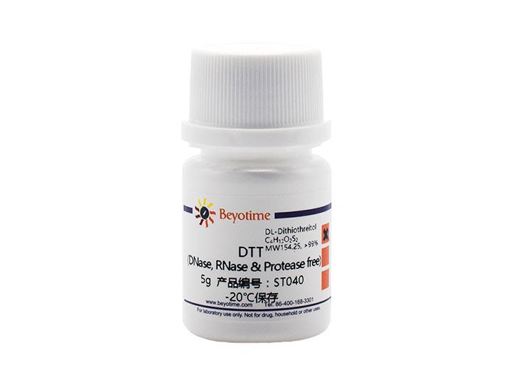 DTT (DNase, RNase & Protease free),DTT (DNase, RNase & Protease free)