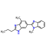 双咪唑,2-n-Propyl-4-methyl-6-(1-methylbenzimidazole-2-yl)benzimidazole