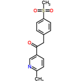 1-(6-甲基吡啶-3-基)-2-[4-(甲基磺酰基)苯基]乙酮,1-(6-Methylpyridin-3-yl)-2-[4-(methylsulfonyl)phenyl]ethanone