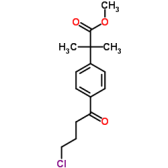 4-[4-氯-1-丁酰基]-A,A-二甲基苯乙酸甲酯,Methyl-4-(4-chloro-1-oxobutyl)-alpha