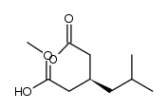 (3S)-3-(2-methoxy-2-oxoethyl)-5-methylhexanoic acid,(3S)-3-(2-methoxy-2-oxoethyl)-5-methylhexanoic acid