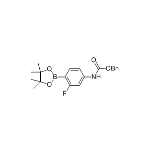特地唑胺杂质16,benzyl (3-fluoro-4-(4,4,5,5-tetramethyl-1,3,2-dioxaborolan-2-yl) phenyl)carbamate