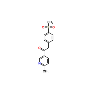 1-(6-甲基吡啶-3-基)-2-[4-(甲基磺酰基)苯基]乙酮