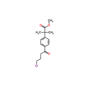4-[4-氯-1-丁酰基]-A,A-二甲基苯乙酸甲酯,Methyl-4-(4-chloro-1-oxobutyl)-alpha