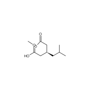 (3S)-3-(2-methoxy-2-oxoethyl)-5-methylhexanoic acid,(3S)-3-(2-methoxy-2-oxoethyl)-5-methylhexanoic acid