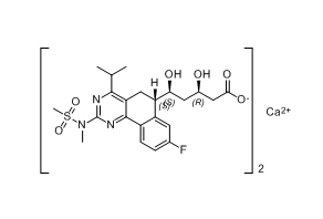 瑞舒伐他汀鈣雜質(zhì)11,(3R,5S)-5-((S)-8-fluoro-4-isopropyl-2-(N-methylmethyl sulfonamido)-5,6-dihydrobenzo[h]quinazolin-6-yl)-3,5- dihydroxypentanoate calcium(II)