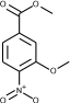 3-甲氧基-4-硝基苯甲酸甲酯,Methyl 3-methoxy-4-nitrobenzenecarboxylate