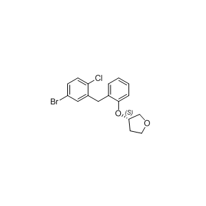 恩格列净杂质27,(S)-3-(2-(5-bromo-2-chlorobenzyl)phenoxy)tetrahydrofuran